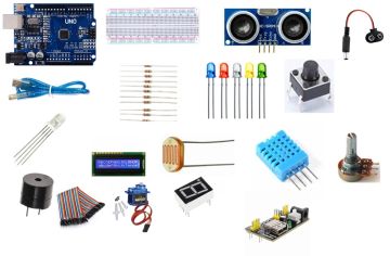 Arduino Başlangıç Seti (18 Çeşit 79 Adet) Yapay Zeka Tarafından Oluşturulmuş