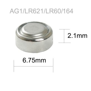 Komax Alkalin Pil - Ag1 / LR621 Düğme Pil 1,55V - 10'lu Paket