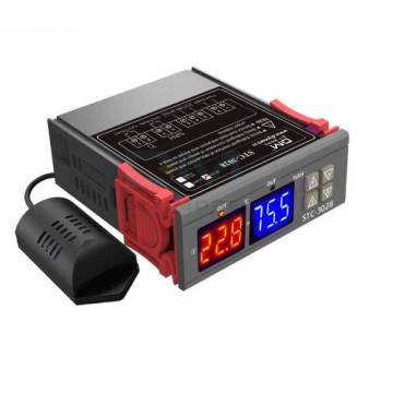 STC-3028 Dijital Sıcaklık Nem Ölçer 110-220V 10A Termostat