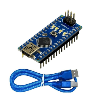 Arduino Nano Klon USB Chip CH340 + USB Kablo
