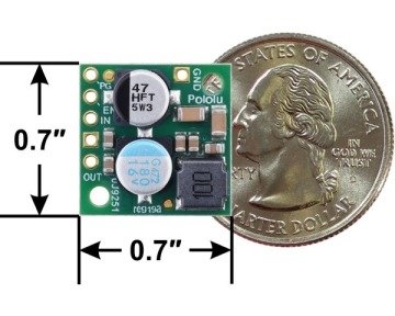 Pololu Voltaj Düşürücü Regülatör 7.5V 2.4A D24V22F7