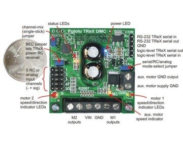 TReX Çift Motor Kontrol Kartı DMC01