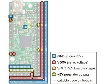 24 Kanal USB Servo Motor Kontrol Kartı