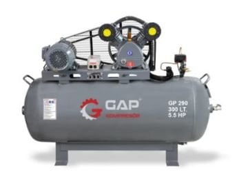 GAP 300 Litre Hava Kompresörü 2 Kafa 8 Bar 5.5 Hp