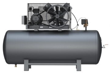 DALGAKIRAN 500 Litre Kompresör 12,5 BAR 5.5-HP 2 KAFA D5,5-500T 32000473