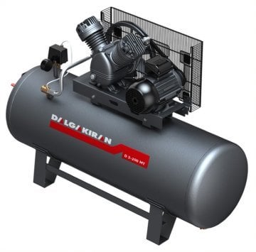 DALGAKIRAN 200 Litre Kompresör 8 BAR 2 KAFA D3-200 D 32000465