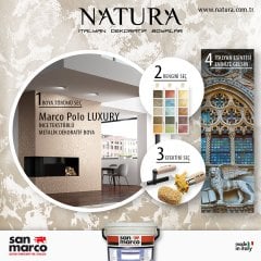 MARCOPOLO LUXURY Metal Efektli Dekoratif Boya