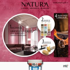 GRASSELLO Dİ CALCE Mermer Desenli Dekoratif Boya