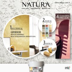 GRİMANİ Metalik Görünümlü Dekoratif Boya 0270 Base Grigio (Gri)