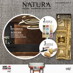 ROXİDAN Oksitlenmiş Metal (Pas) Görünümlü Dekoratif Boya 0001 Perla - 4 Litre