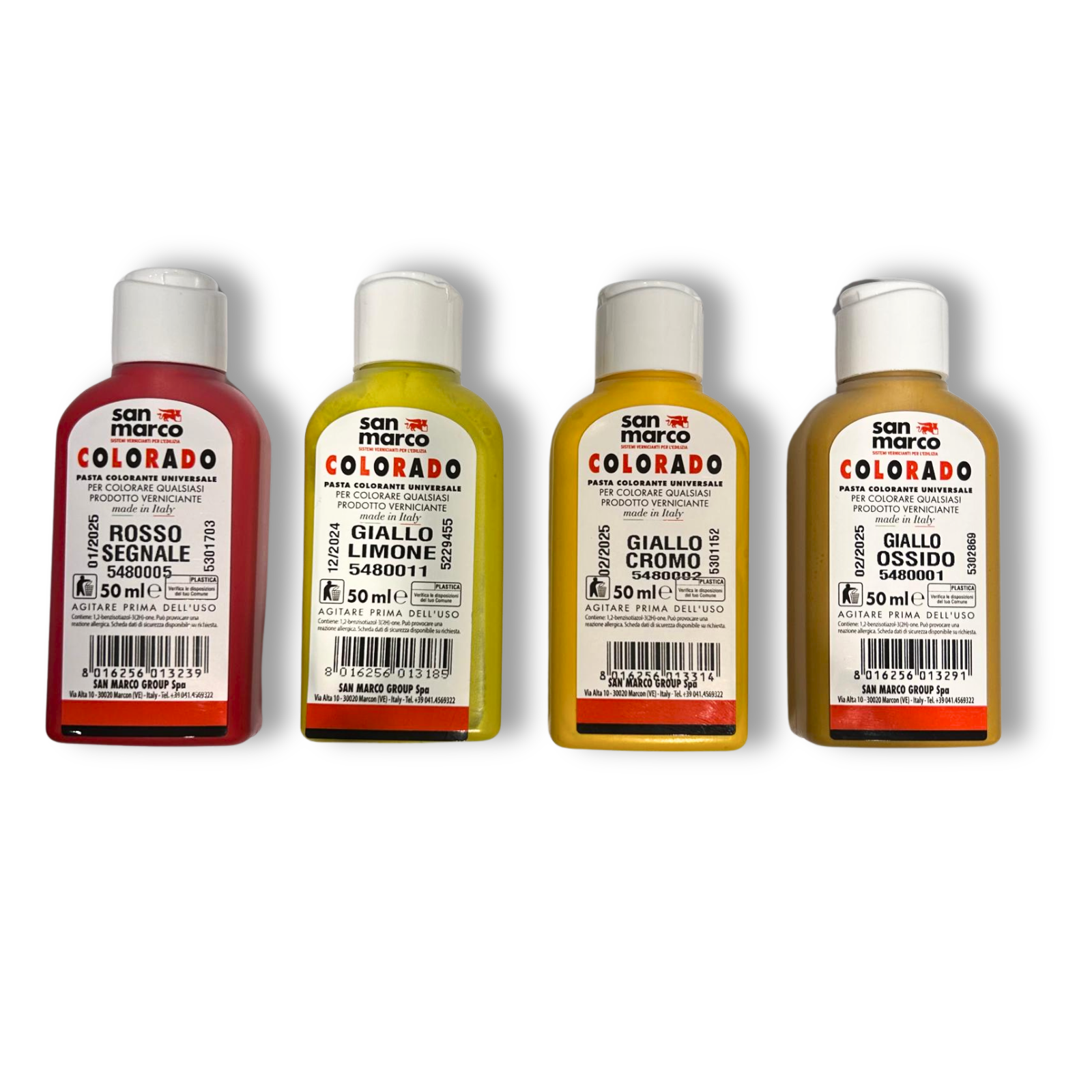 Üniversal Renk Pastası Seti -  50 ml - 11 Adet Renk