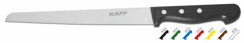 Kapp Dişli Ekmek Bıçağı - Siyah 19,5 cm
