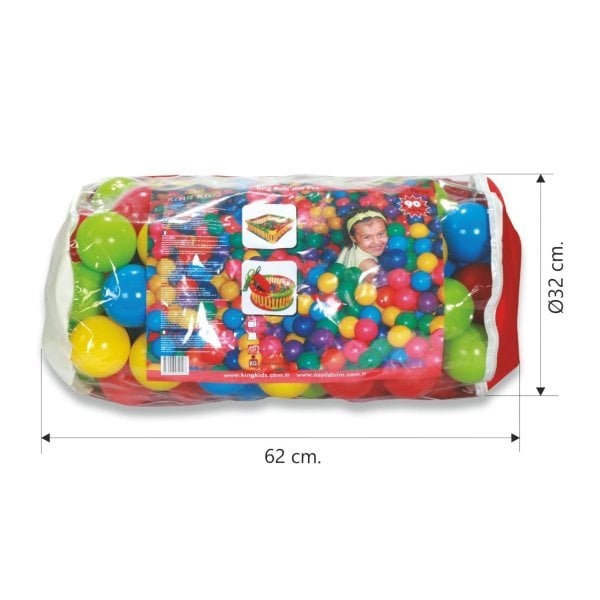 Oyun Havuzu Topları 500 Adet 90 mm