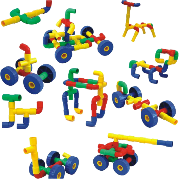 Tekerlekli Boru Lego 72 Parça