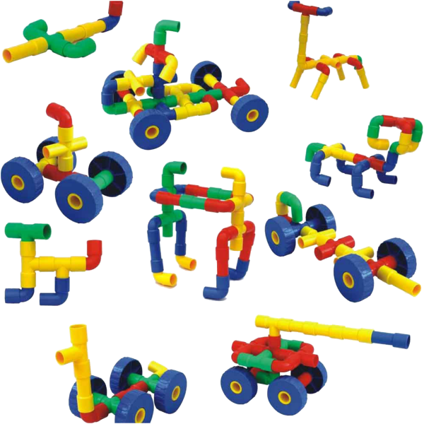 Tekerlekli Boru Lego 72 Parça