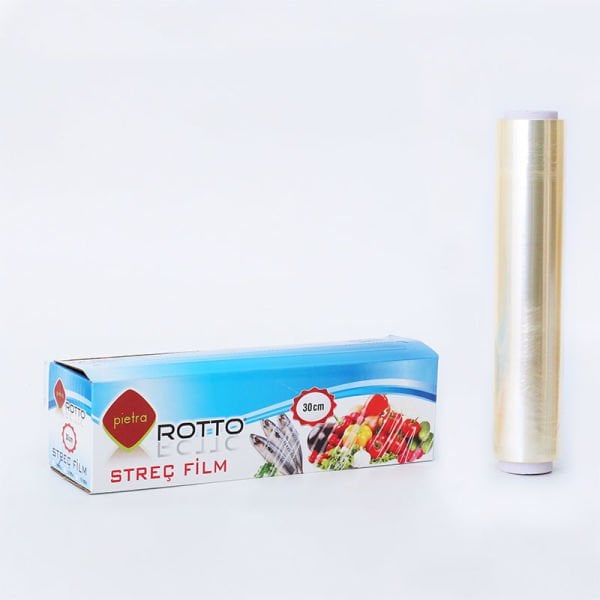 Pvc Streç Film Kutulu 30 cm x 150 mt 8 mic (20 Adet)