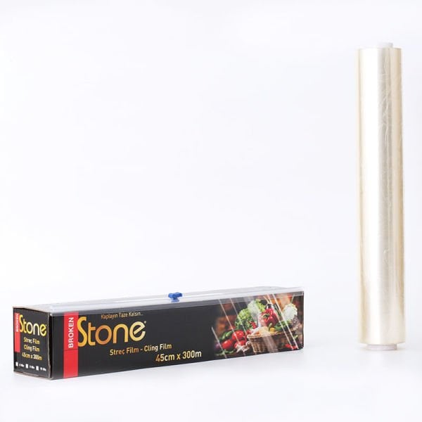 Pvc Streç Film Kutulu 45 cm x 300 mt 9 mic (16 Adet)