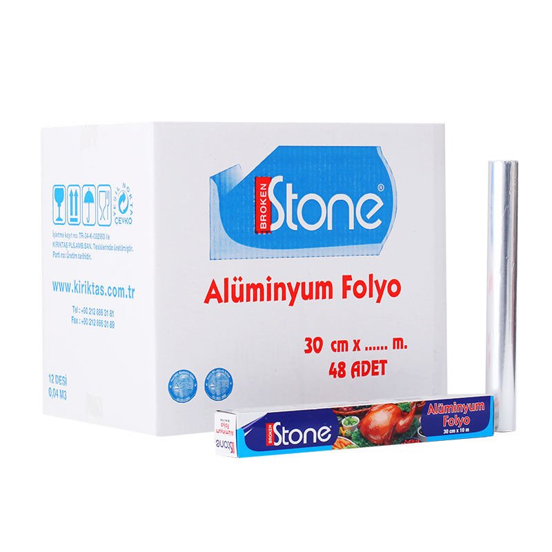 Alüminyum Folyo Kutulu 30 cm x 10 mt 10 mic (48 Adet)