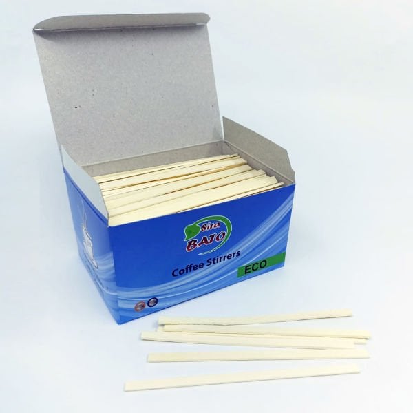 Tahta Karıştırıcı 5mm Eco (400 Ad x 50 Pk) (Bambu)