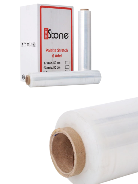 Palet Streç Film – 23 Mic 2000 Gr | Endüstriyel Sarım İçin Yüksek Dayanım – 1 Adet  Ürün Açıklaması