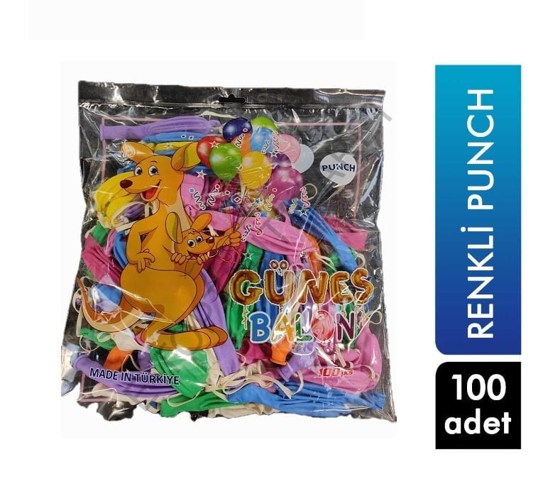 İpli Balon / Punch Balon 100'lü Paket