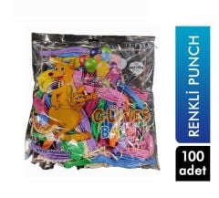 İpli Balon / Punch Balon 100'lü Paket