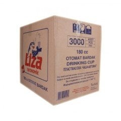Plastik Bardak Şeffaf 180 cc 3000 adet