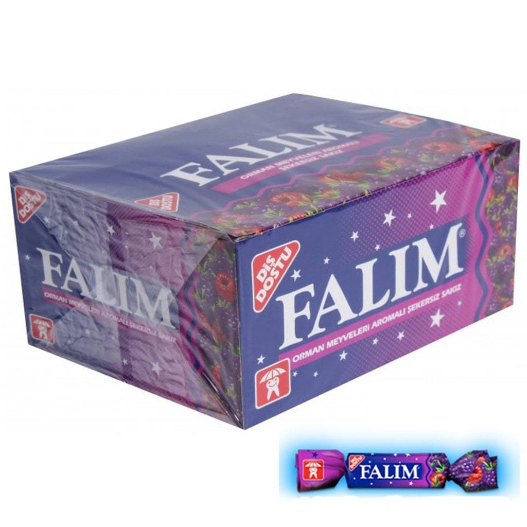 Falım Sakız Tekli Orman Meyve 100Adet