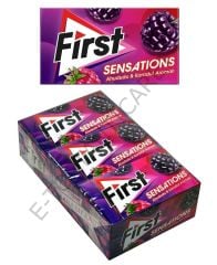 First Sensations Sakız Ahududu Karadut Aromalı 12Adet