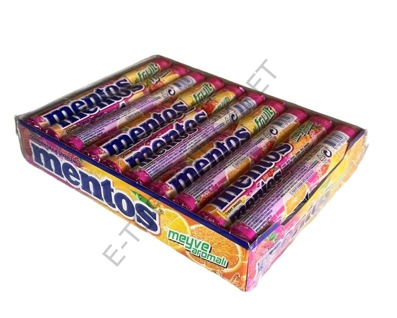 Mentos Meyve Aromalı 20Adet