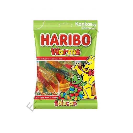 Haribo Worms 80gr 24Adet