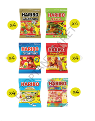 Haribo Stripe Mix 35gr Cep Boy x 24 Adet