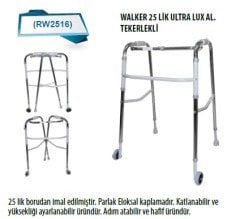 RW2516 WALKER LÜX ALUMİNYUM TEKERLEKLİ
