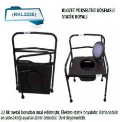 RKL4241 KLOZET YÜKSELTİCİ DÖŞEMELİ KROM KAPLAMA