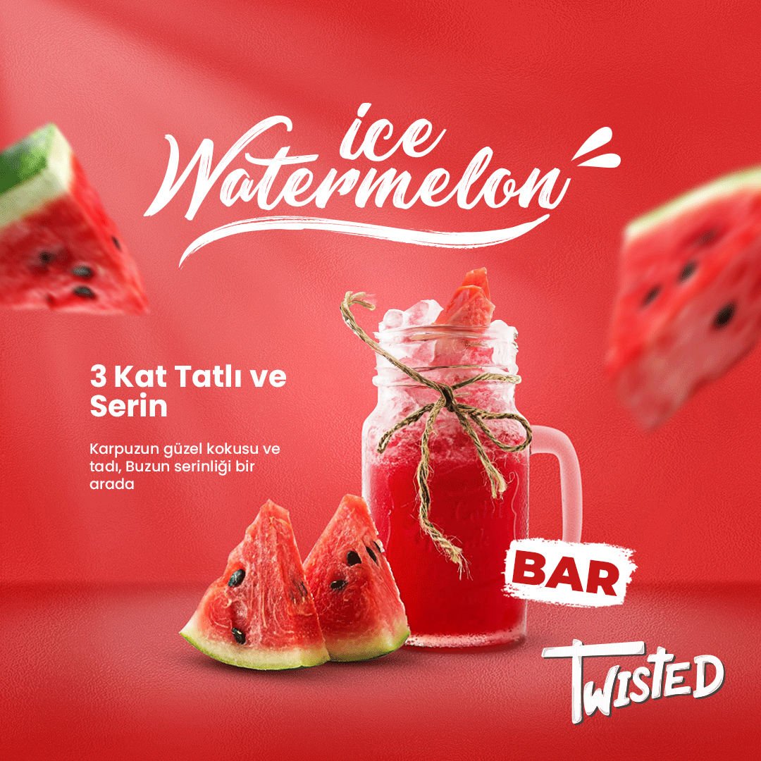 Twisted Bar Ice Watermelon Aroma
