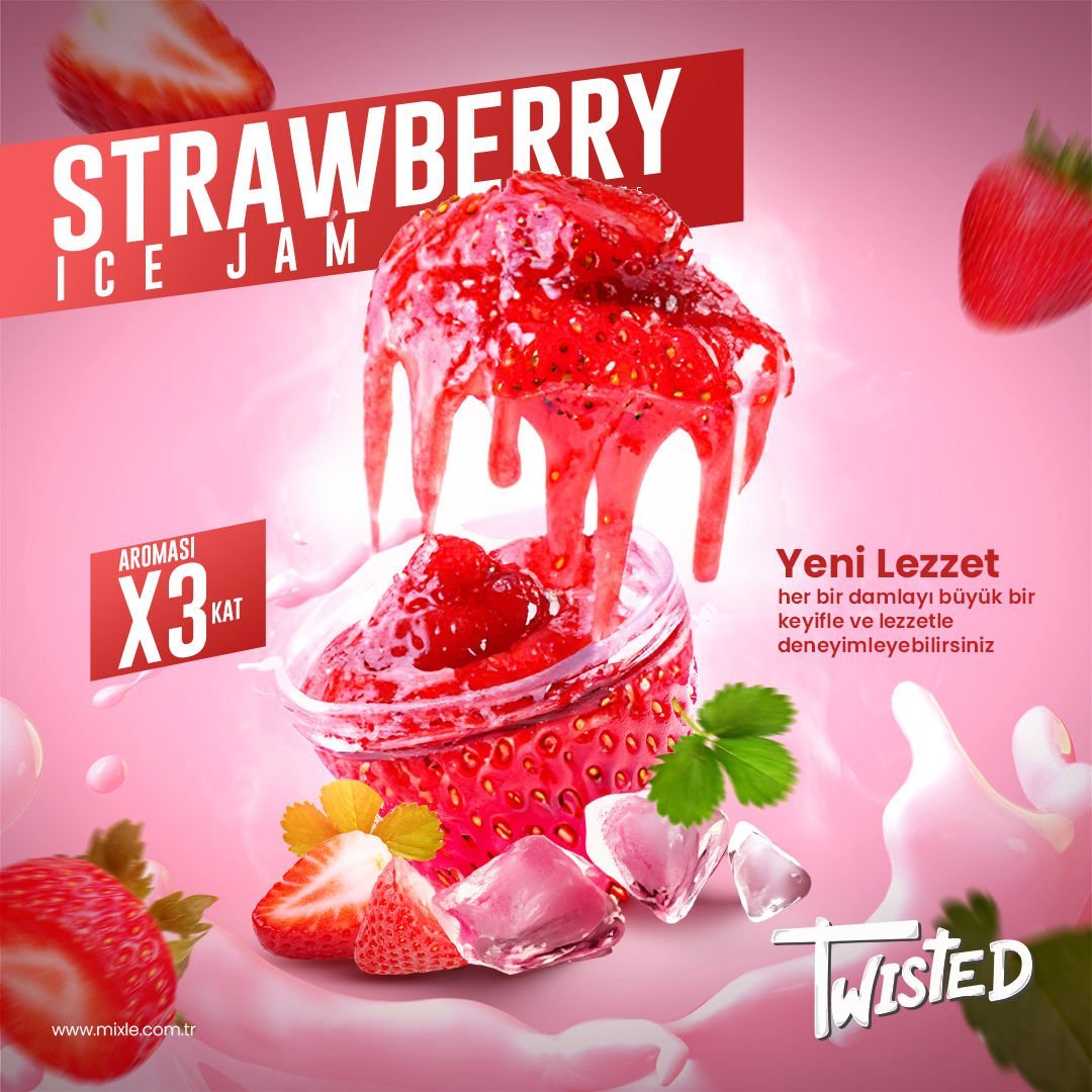 Twisted Strawberry Ice Jam Aroma Ver.