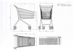 Market Arabaları Bebe Setli 100 lt