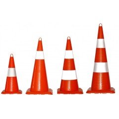 Kırılmaz Trafik Konisi (Reflektifli)