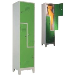 personel soyunma dolabı çapraz kapılı