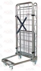 Rulot koli taşıma arabası 4 kapaklı 70*80*H*170