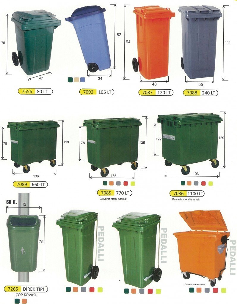 plastik konteyner 100*120*75