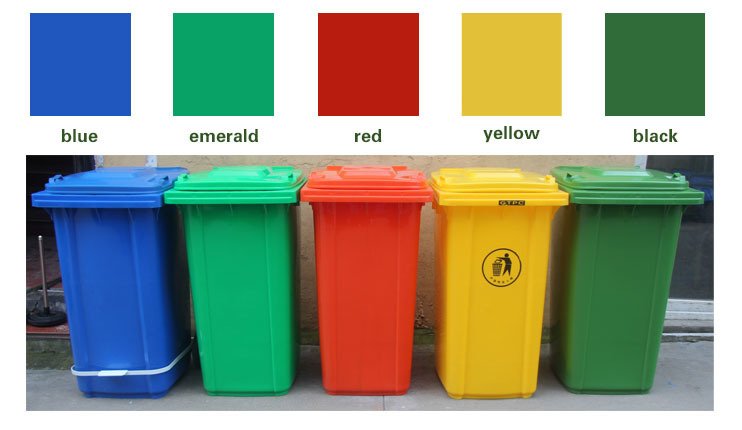 çöp konteyner *plastik 240 lt