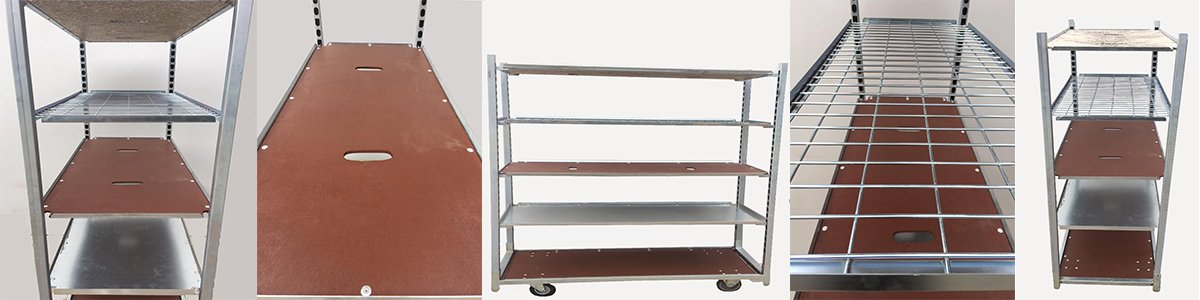 Danish Flower Trolley Danimarka Çiçek Arabası