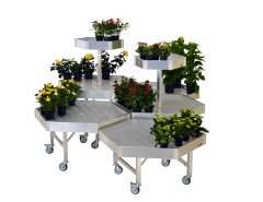 Danish Flower Trolley ,Danimarka çiçek arabası