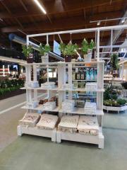 Danish Flower Trolley ,Danimarka çiçek arabası