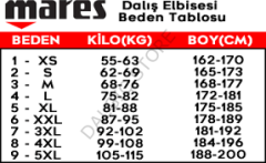 MARES Flexa Graphene  Yarı Kuru 7mm Dalış Elbisesi (Erkek)