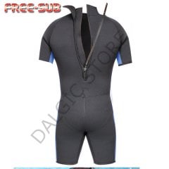 FREE-SUB Klasik 3mm Erkek Shorty Dalış Elbisesi