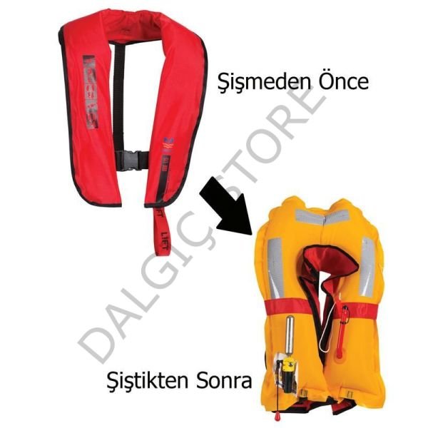Mesica  Otomatik Şişme Can Yeleği GDR175