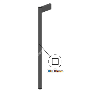 30*30mm Modüler Masa Ayak Seti 80cm