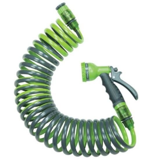 Daye DY5915 Bahçe Sulama Spiral Hortum Seti 15m